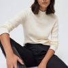 Pablo Jersey De Lana Merino Acanalado - Nisha Crudo Mallas