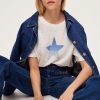 Pablo Camiseta Lino Estrellas - Manoa Crudo Camisetas Y Sudaderas