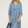 Pablo Vestido Corto Tenido Anudado - Essie Indigo Vestidos