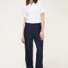 Pablo Pantalon Recto Con Puente - Cassandra Marina Pantalones Y Vaqueros