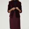 Pablo Americana Traje Terciopelo Liso - Vanessa Burdeos Chaquetas