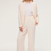 Pablo Pantalon Ancho Elastico - Cirynn Beige Rosa Pantalones Y Vaqueros