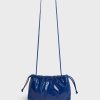 Pablo Bolso Monedero En Piel Efecto Charol - Zoa Azul Accesorios