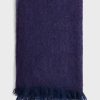Pablo Bufanda De Mohair Melange Y Degradado Azul - Hadelle Tinta Accesorios