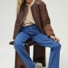 Pablo Chaqueta Reversible De Piel Sintetica Y Piel Sintetica - Menphis Crudo Abrigos Y Trincheras